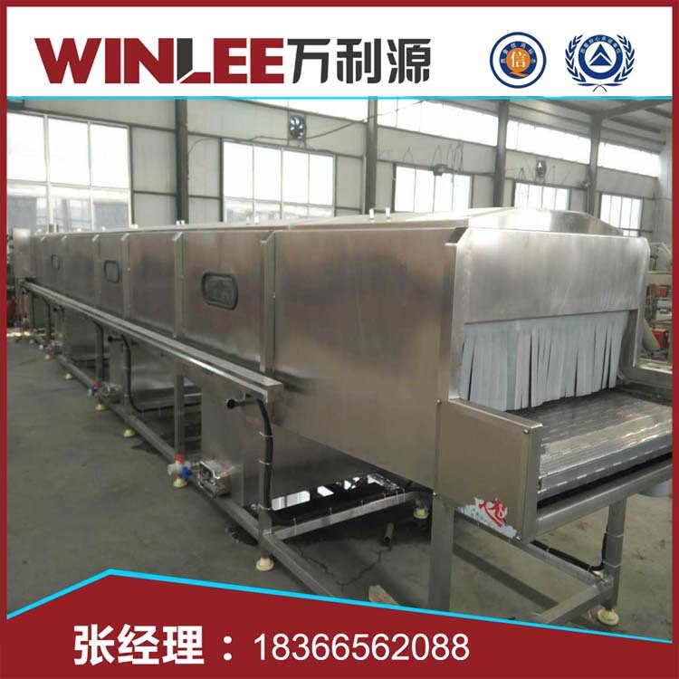 萬利源自動噴淋巴氏殺菌流水線 隧道式殺菌機 維維豆奶殺菌設備