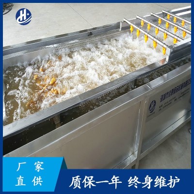 大型自動(dòng)化洗姜機(jī)器 平行式高壓噴淋清洗機(jī) 鮮姜姜芽生姜清洗設(shè)備
