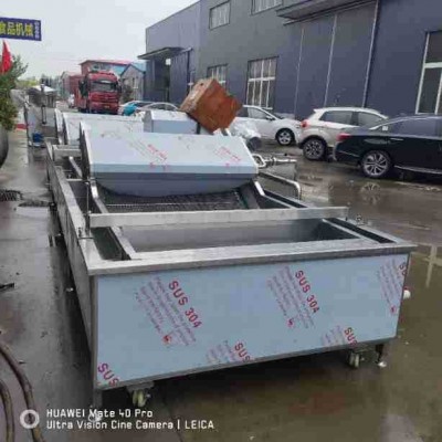 大型果蔬清洗流水線 芥菜凈菜醬菜脫鹽機(jī) 全自動(dòng)洗菜機(jī)銀耳清洗機(jī)