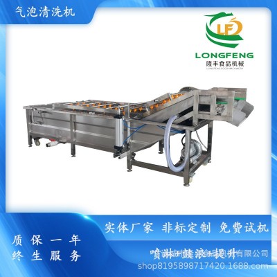 全自動(dòng)商用洗菜機(jī) 玉米氣泡清洗機(jī) 不銹鋼辣椒鼓浪式氣泡清洗機(jī)