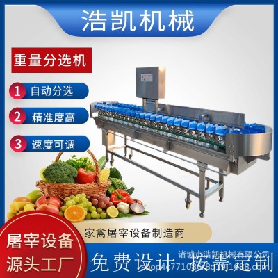 蘋果分選機(jī)百香果重量分級(jí)機(jī)橙子獼猴桃電腦不銹鋼選果機(jī)