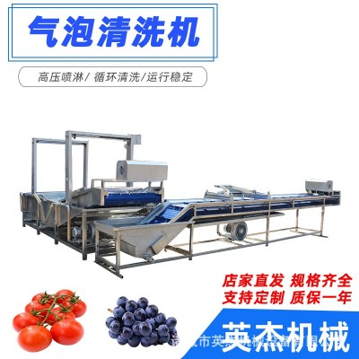 鮮食玉米加工設(shè)備冷凍肉類解凍清洗全自動海藻類去鹽機果蔬清洗機