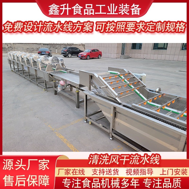 藍(lán)莓清洗機(jī) 全自動(dòng)果蔬清洗風(fēng)干流水線(xiàn) 不銹鋼毛豆清洗風(fēng)干設(shè)備