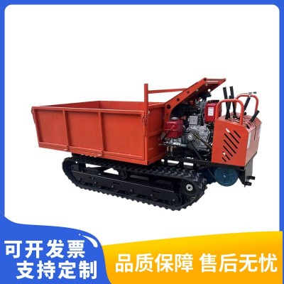 廠家供應(yīng)手扶履帶運(yùn)輸車多功能小型農(nóng)用山地果園液壓式自卸車