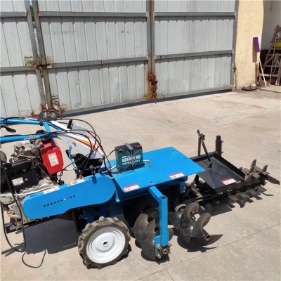 宇諾 192F鏈條式自來水管道挖溝機 鏈條開溝機 山藥種植刨溝機