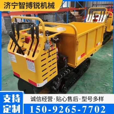 農(nóng)用履帶運(yùn)輸車山地果園小型履帶爬山虎廠家 5噸全地形履帶自卸車
