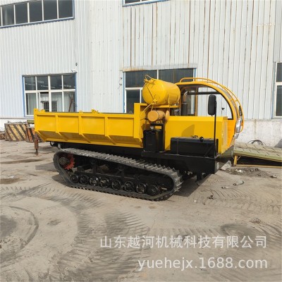 越河YH-LYQ8G型 工程橡膠履帶 履帶運(yùn)輸車果園 履帶自卸爬山虎