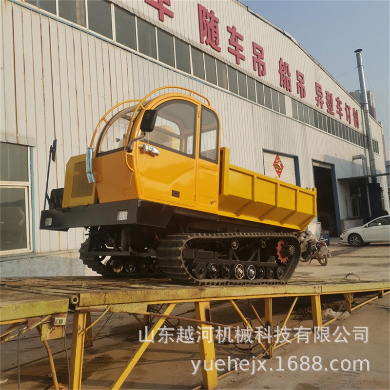 越河YH-LYQ8G型 鋼絲履帶液壓自卸履帶運(yùn)糧車(chē) 履帶運(yùn)輸自卸車(chē)價(jià)格