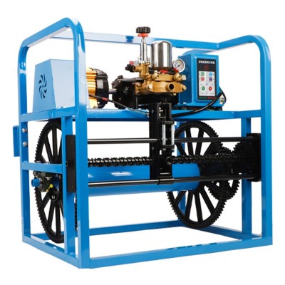 電動(dòng)高壓打藥機(jī)雙電機(jī)全自動(dòng)感應(yīng)繞管機(jī)農(nóng)用高壓噴霧器果園噴藥器