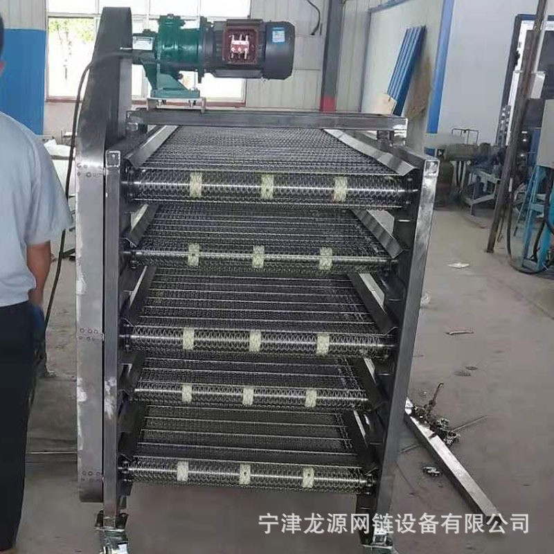 廠家直銷不銹鋼多層網(wǎng)帶輸送機大型食品級多層網(wǎng)帶烘干輸送機