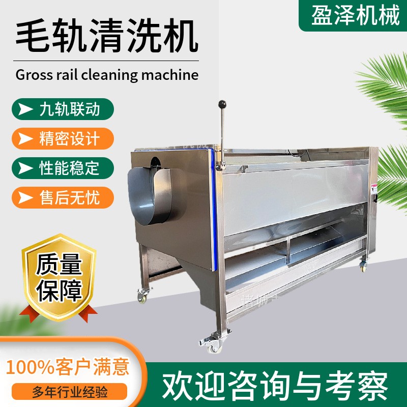 去皮清洗機(jī) 土豆磨皮清洗機(jī) 毛輥去皮清洗設(shè)備 蘿卜清洗設(shè)備