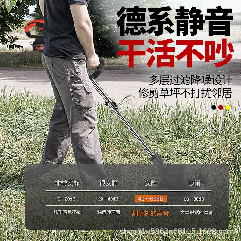 無(wú)刷電動(dòng)割草機(jī)神器便攜式除草機(jī)可伸縮手持鋰電池打草機(jī)小型家用