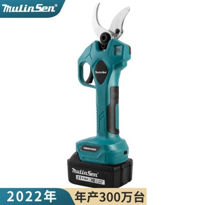 4.0鋰電動修枝剪園藝剪刀充電式鋰電修枝機園林粗枝剪果樹剪批發(fā)