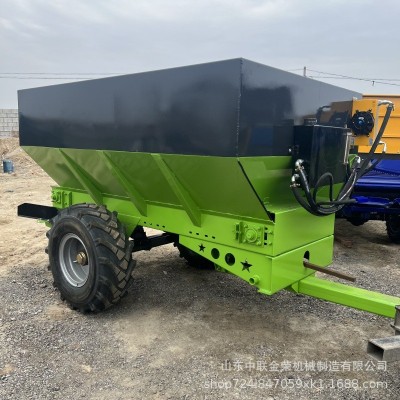 牽引式撒糞車農(nóng)用施肥機拖拉機拖掛撒肥機干濕糞肥拋糞車撒糞機