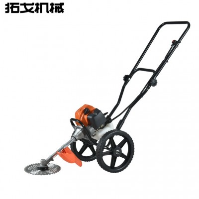 拓戈小型手推式割草機 四沖程汽油鋤草割灌機除草打草機草坪機