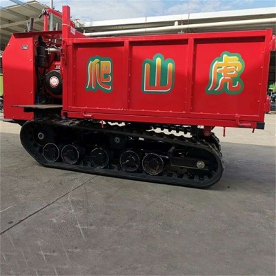 卡博恩 履帶運輸車 手扶式農(nóng)用自卸車 水田山地小型車卸貨機器