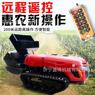 果園大棚遙控施肥機(jī)開溝施肥覆蓋一體機(jī)多功能遙控割草打藥旋耕機(jī)