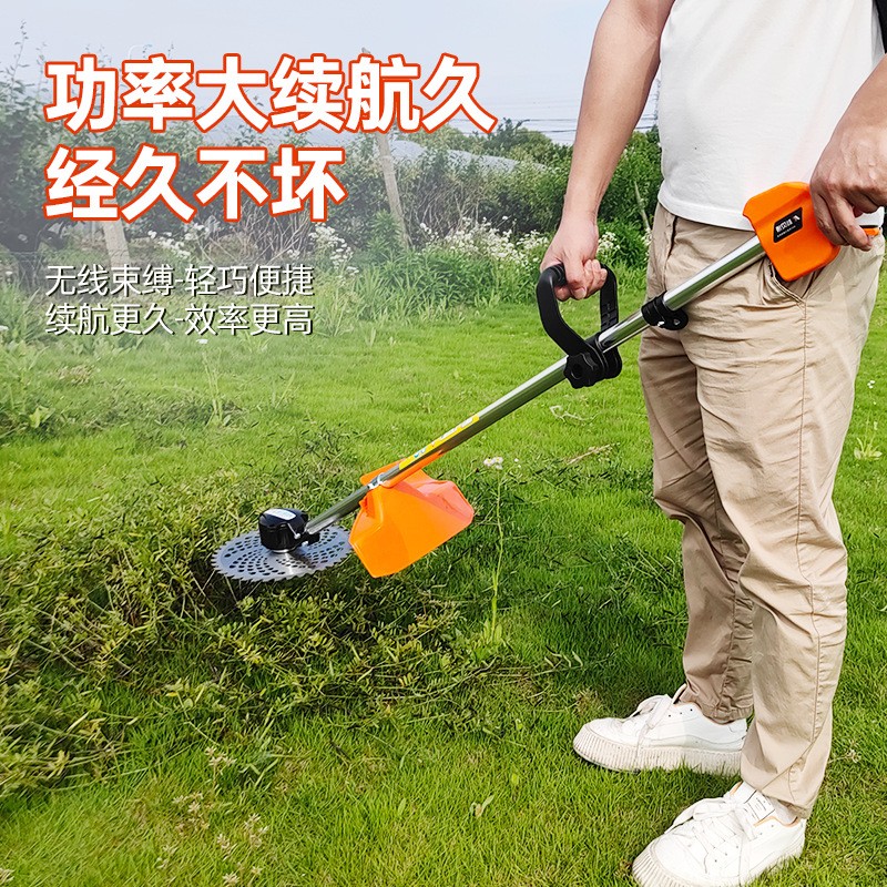 雨萱無刷充電式電動打草機背負園林割草機割灌機家用農(nóng)用果園園林