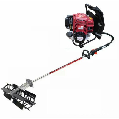 背負(fù)式松土除草機 鋤地機二沖四沖 背負(fù)式打草機 背負(fù)式割草機