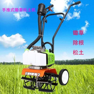 廠家直銷90小型農(nóng)田除草機 山地開荒翻地旋耕機 兩沖程汽油微耕