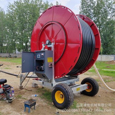 絞盤式噴灌機 澆地神器灌溉設(shè)備 大型多噴頭全自動移動式噴灌澆地