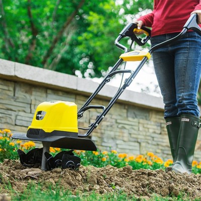 百世弩微耕機(jī) 電動(dòng)小型松土 翻土旋耕犁地機(jī)家用花園菜地大棚果園