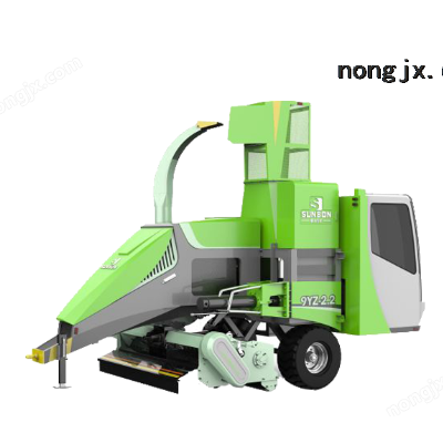 自動秸稈收集圓捆機