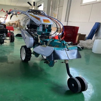 開溝培土機(jī)工作視頻 丘陵地帶多功能田園管理機(jī) 大姜種植起壟機(jī)