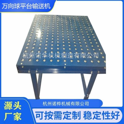 萬向球平臺(tái)輸送機(jī)，滾筒牛眼輸送平臺(tái)線，萬向球工作臺(tái)，滾珠臺(tái)面