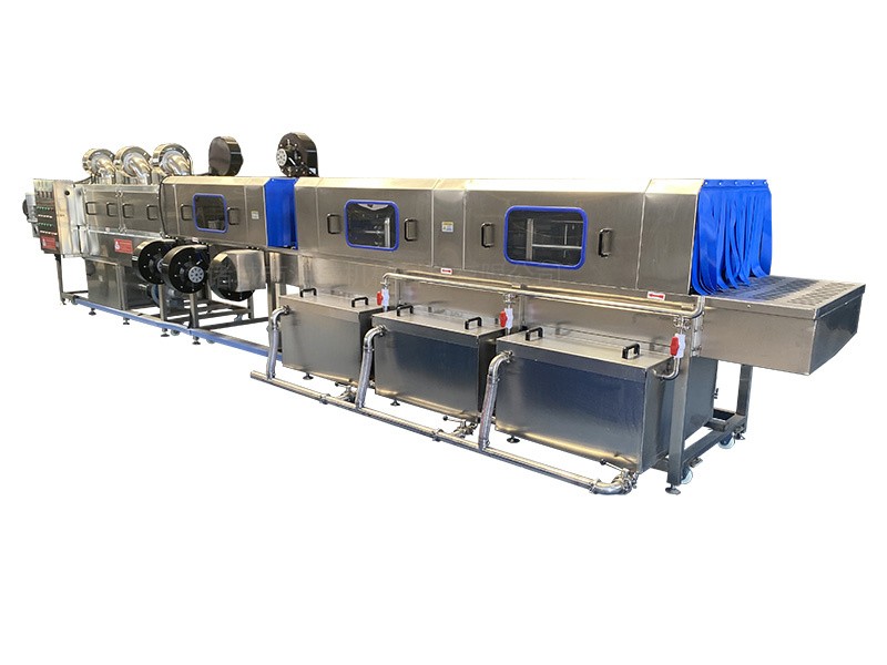 不銹鋼自動洗筐機(jī) 周轉(zhuǎn)筐清洗流水線 肉料筐清洗設(shè)備