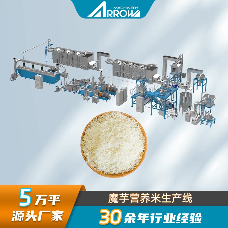 方便米飯生產(chǎn)線真諾智能大米膨化機(jī)全自動(dòng)沖泡營(yíng)養(yǎng)米擠壓膨化機(jī)