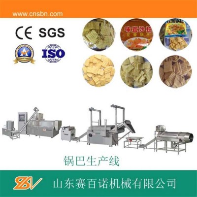雙螺桿油炸休閑食品生產(chǎn)線 山東賽百諾 油炸小食品設(shè)備