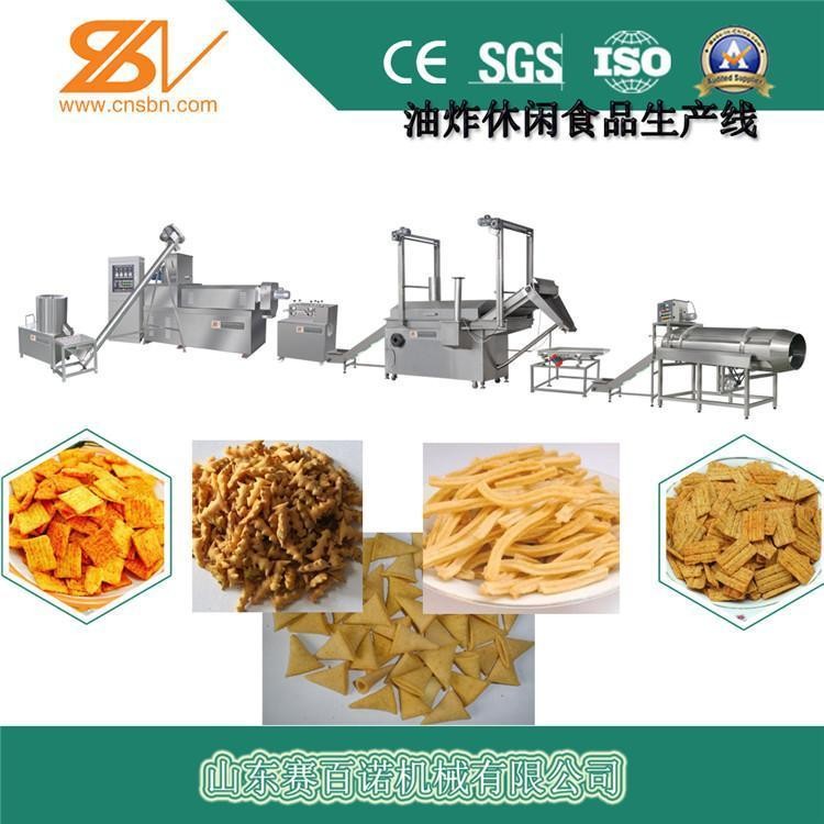 雙螺桿油炸食品生產線價格優(yōu)惠 山東賽百諾 鍋巴簡配生產線