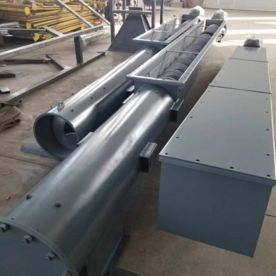 管式螺旋輸送機(jī) 管無(wú)軸絞龍 不銹鋼輸送設(shè)備 耐磨襯板 鉸刀