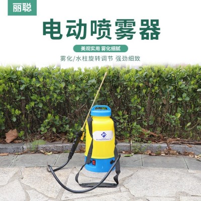 電動(dòng)噴霧器氣壓式5L園藝花卉澆花澆水噴壺夸式電動(dòng)鋰電池噴壺現(xiàn)貨