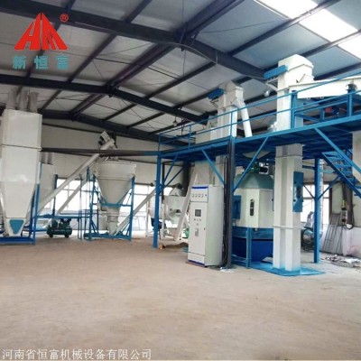 恒富機械 全自動飼料加工機組 大型飼料顆粒設(shè)備 設(shè)備制粒粉碎一體化
