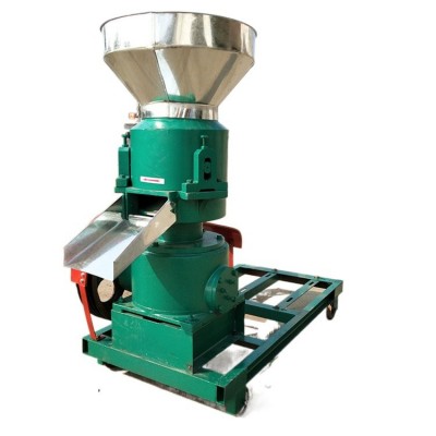 家庭式糧食玉米飼料顆粒機 平模擠壓有機肥造粒機成型率高