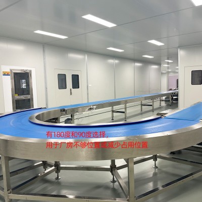 餅干流水線轉(zhuǎn)彎平彎過渡輔助輸送帶全自動輸送機餅干生產(chǎn)設(shè)備
