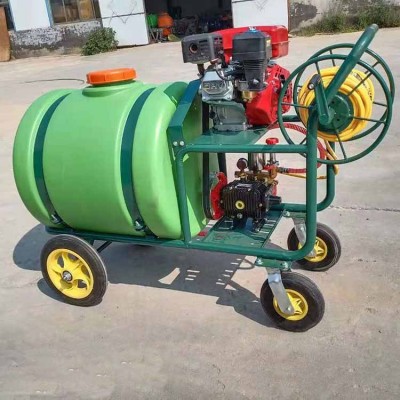 小型果園果樹噴霧機(jī) 手推式高壓拉管噴霧器 多功能打藥機(jī)