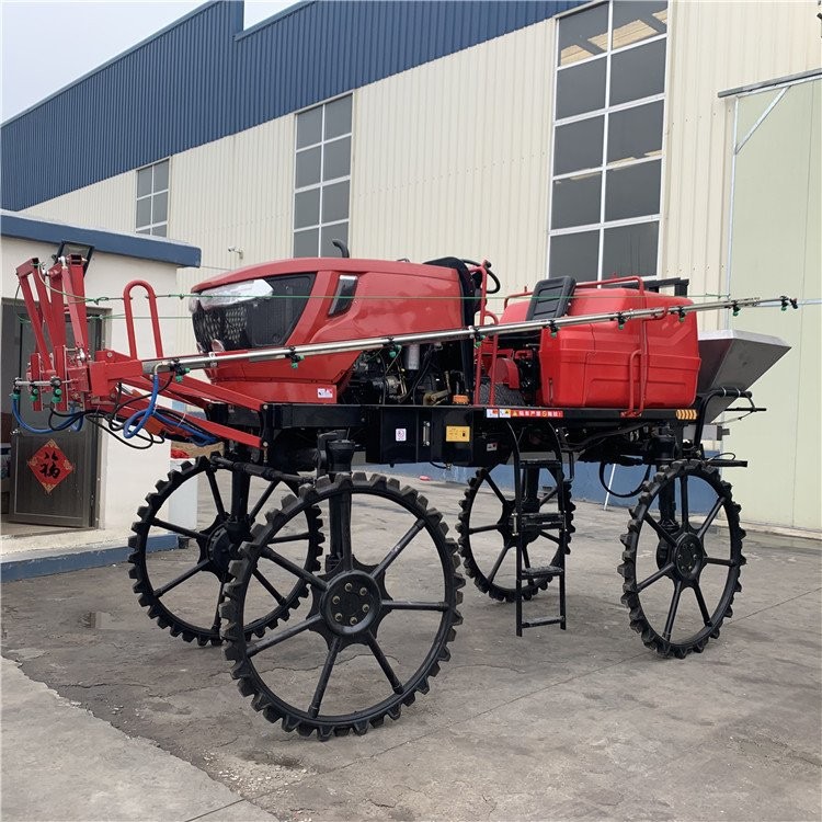 高作物全自動(dòng)打藥機(jī) 高架四輪噴藥機(jī) 自走式農(nóng)田噴霧機(jī)