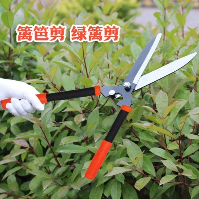 園林專用綠籬剪園藝大剪刀強(qiáng)力修剪樹枝綠化籬笆剪草坪剪園林工具