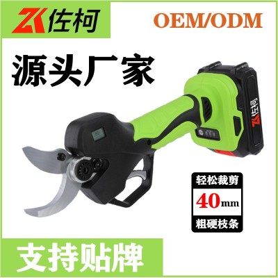 無線電動(dòng)修枝剪充電式鋰電剪刀園藝剪刀便攜園林剪枝剪刀 源頭廠家