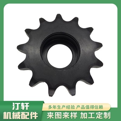廠家生產(chǎn)減速機齒輪鏈輪 非標工業(yè)傳動件 1寸13牙漲緊鏈輪