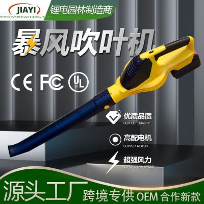 嘉易工廠鼓風(fēng)機(jī)無線充電式跨境吹雪機(jī)五檔位大風(fēng)力新款園林吹葉機(jī)