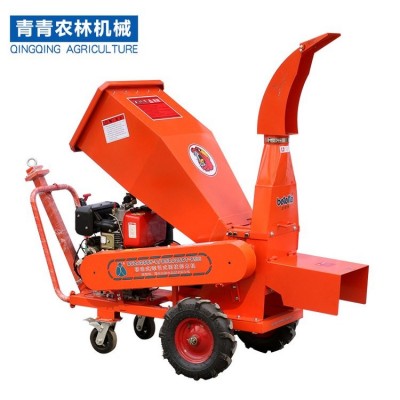 大型樹枝落葉粉碎機(jī) 單料口大直徑粉碎各類樹根木材木料