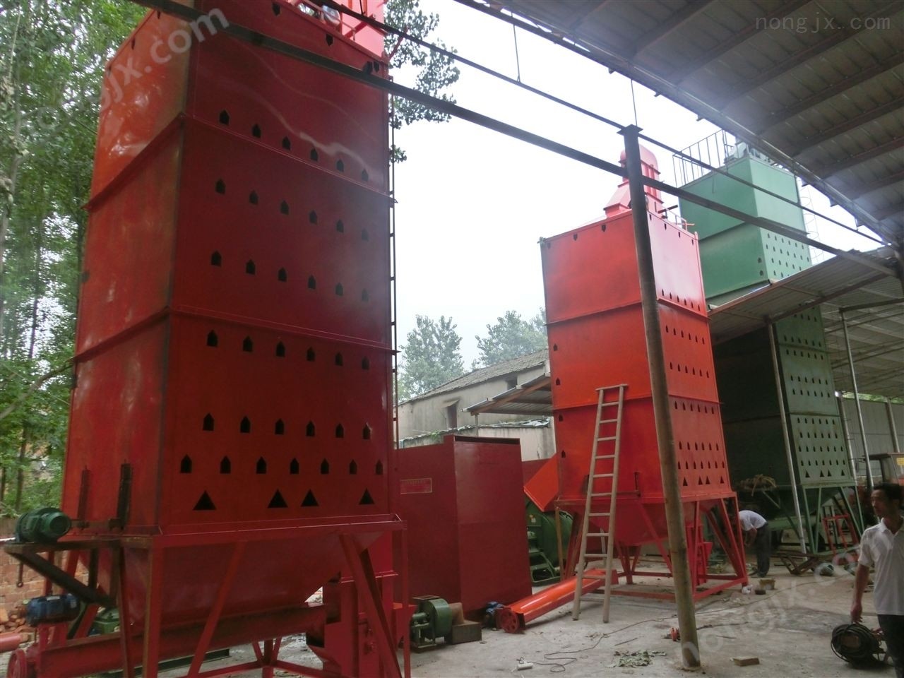 rh-20江西糧食烘干塔操作過程潤弘機械質(zhì)牛