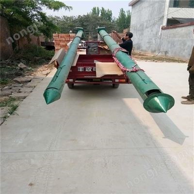 159mm稻殼木糠裝倉傾斜管式螺旋提升機