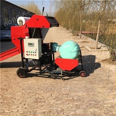 柴油機(jī)動(dòng)力玉米秸稈青貯打捆機(jī)