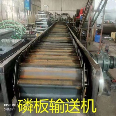 磷版輸送機(jī)重型礦石砂石料輸送機(jī)流水線不銹鋼重載金屬鑄件傳送機(jī)