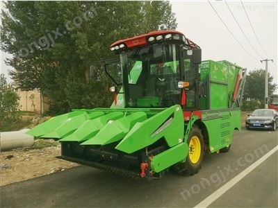 嘉駿4YZQ-4型自走式不對行穗莖兼收玉米收獲機